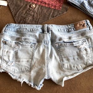 Denim shorts